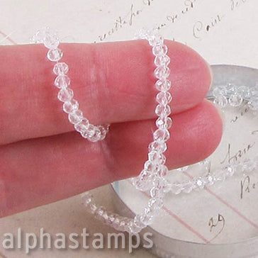 2mm Faceted Round Crystal Beads*