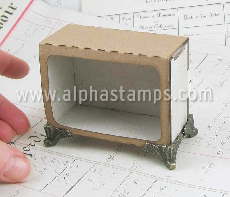 Mini Bronze Box Feet | Alpha Stamps