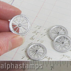 3/4 Inch Metal Wheels with Spokes*