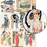 3 Inch Fashion Plates Collage Sheet