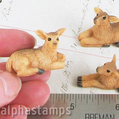 Set of 3 Miniature Resin Deer - SOLD OUT
