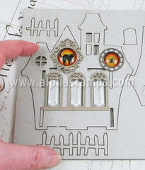 Window Frames for Tealight Haunted House
