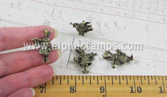 Bronze 3D Alice in Wonderland Herald Rabbit