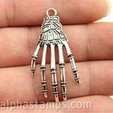 Bronze Skeleton Hand Charm or Pendant