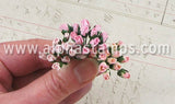 Mini Rose Buds - Medium Pink