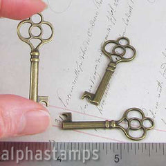 42mm Bronze Key Charm