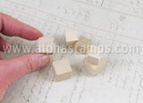 5/8 Inch Wooden Cube Blocks