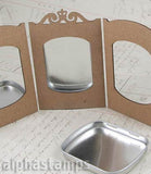 Small Hinged Tins Triptych Frame