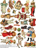 A Child's Christmas Collage Sheet