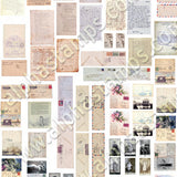 A Lady's Boudoir Ephemera Collage Sheet