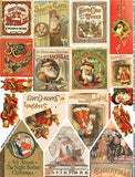 Christmas House Book Covers Collage Sheet