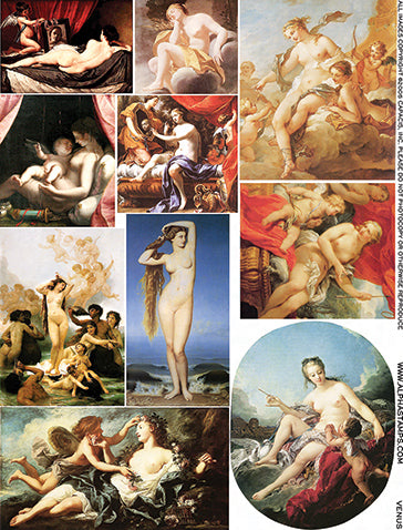 Venus Collage Sheet