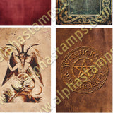 A Witch's Grimoire Collage Sheet
