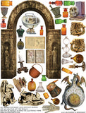 Alchemist's Workshop Collage Sheet