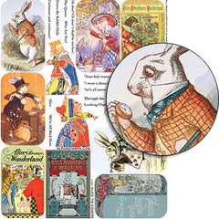 Alice Tin Covers Collage Sheet