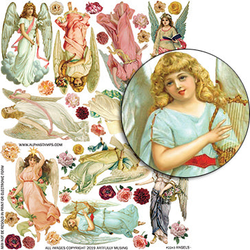 Angels Collage Sheet
