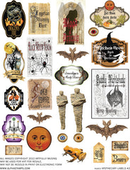Apothecary Labels #2 Collage Sheet