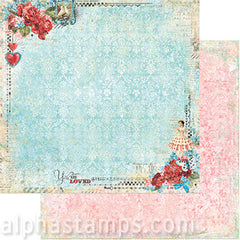 Heartland Scrapbook Paper - Kiss Kiss - SOLD OUT