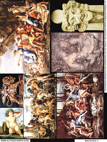 Bacchus #1 Collage Sheet