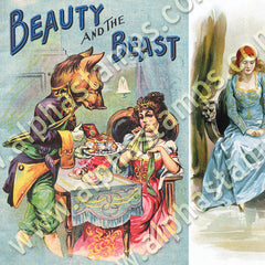 Beauty and Varied Beasts Collage Sheet