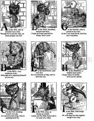 Bennett Animal ABCs - Full Alphabet Collage Sheet Set