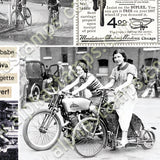 Bike Babes Collage Sheet