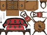 Boudoir Furniture Collage Sheet