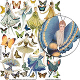 Butterfly Fairies #1 Collage Sheet