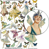 Butterfly Fairies #2 Collage Sheet
