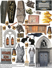 Cadaver & Digger Undertakers Collage Sheet
