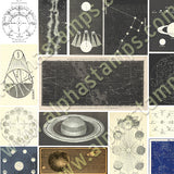 Celestial Collage Sheet