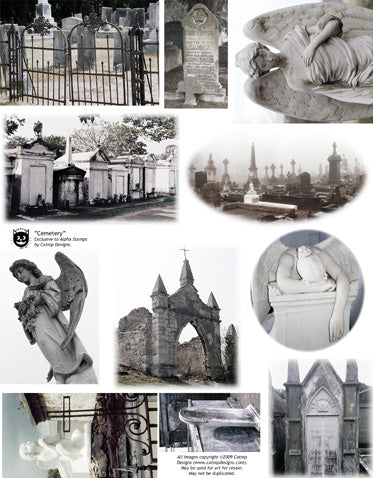 Cemetery Collage Sheet