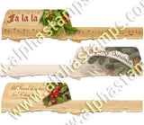 Christmas Tabs & Text Collage Sheet