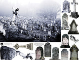Churchyard Cemetery Collage Sheet