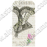 Corset Tags Collage Sheet