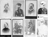 Creepy Cabinet Cards Collage Sheet