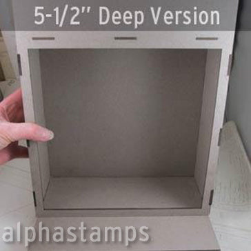 Deep Open Front Room Box | Alpha Stamps