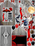 Dark Circus ATC Frame Set Collage Sheet