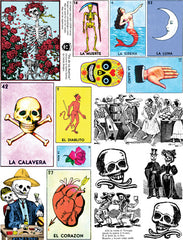 Dia de los Muertos (Day of the Dead) Collage Sheet