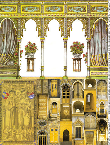 Doorways - Yellow Collage Sheet