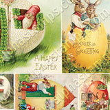Egg Houses Collage Sheet