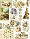 Eggs and Easter Collage Sheet
