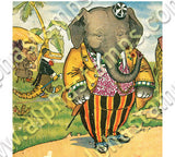 Elephants #1 Collage Sheet