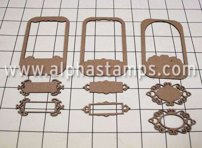 Fairy Tale Frames Altoid Inserts Set | Alpha Stamps