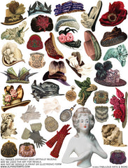 Fabulous Hats & More Collage Sheet