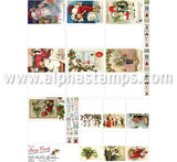 Fairy Cards Advent Calendar Collage Sheet Set