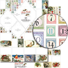 Fairy Cards Advent Calendar Collage Sheet Set