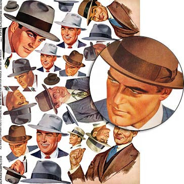 Fifties Floating Heads Collage Sheet