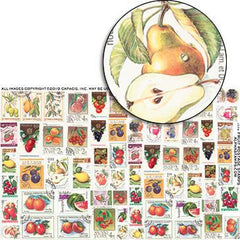 Fruit Postage Stamps Half Sheet