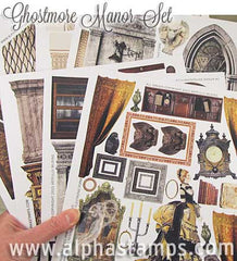 Ghostmore Manor Collage Sheet Set